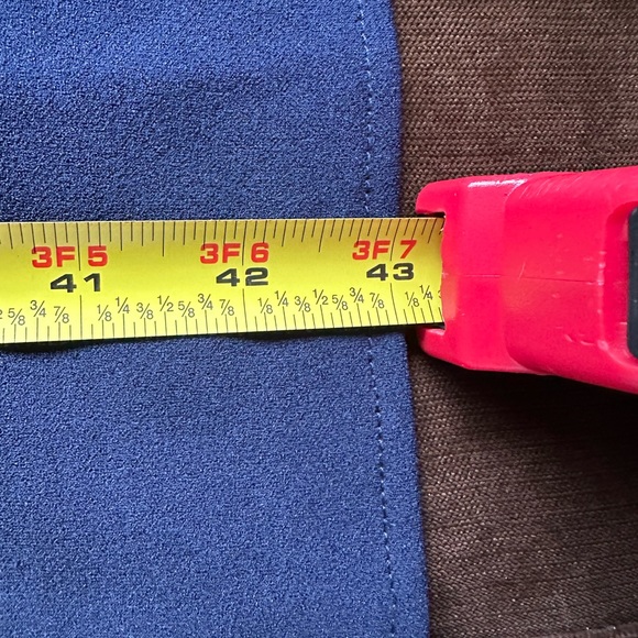 Adrianna Papell  Blue NWT Sleeveless Collard V Neck Fit & Flare Dress Sz 2. - Picture 15 of 16